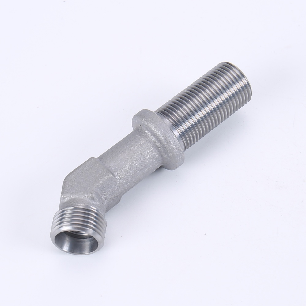 卡套式45°隔直角接頭